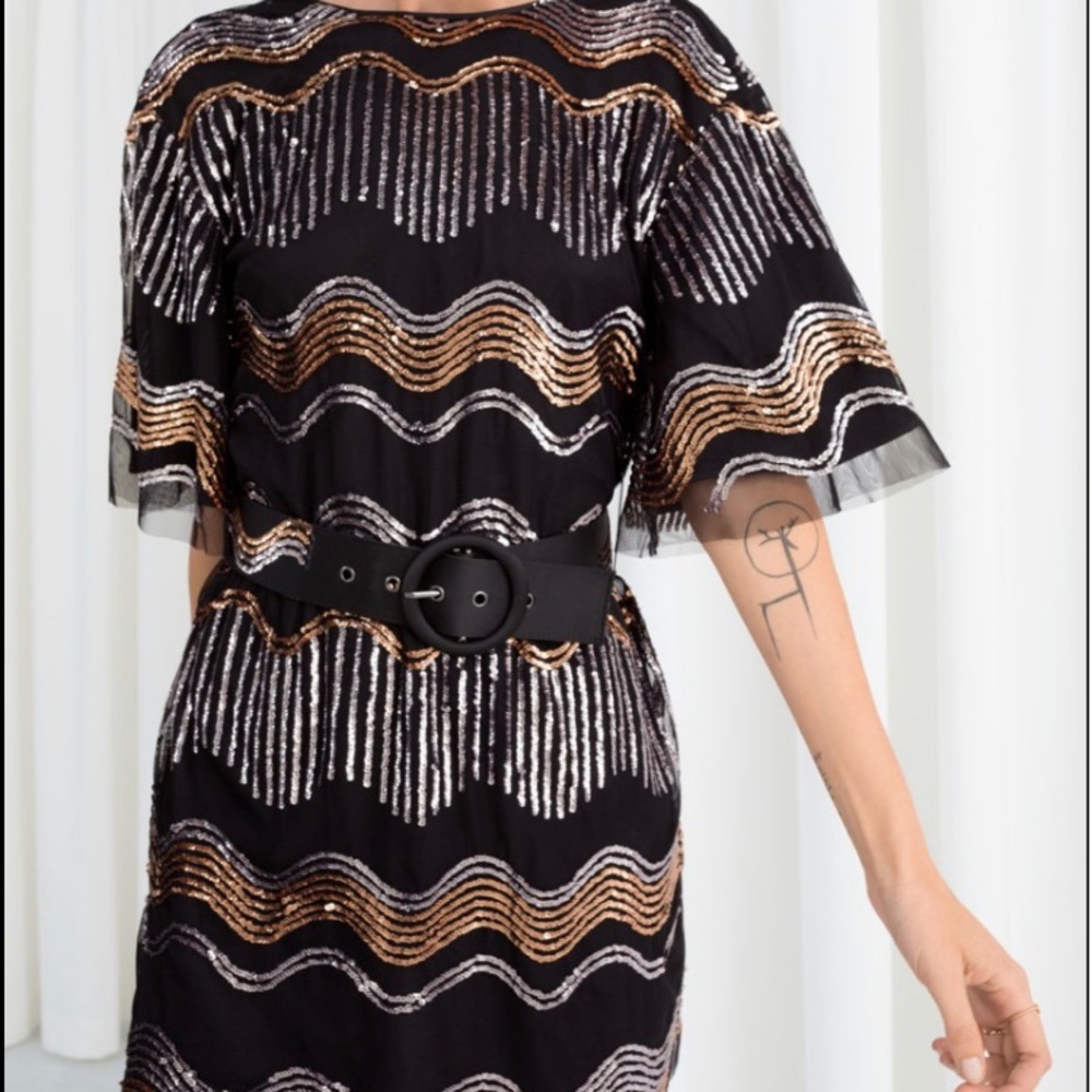 Brand new sequin mini dress